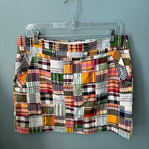 J. Crew Favorite Fit Madras Patchwork Mini Skirt with Pockets -  6